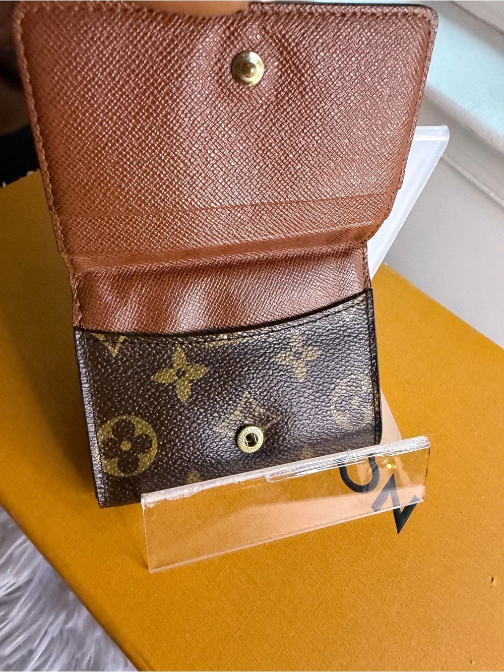 Louis Vuitton Monogram Canvas Key & Card Holder in Brown